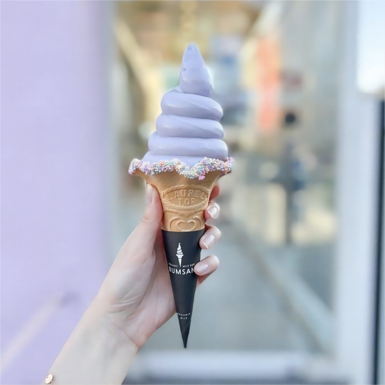 ice cream waffle cone wrapper