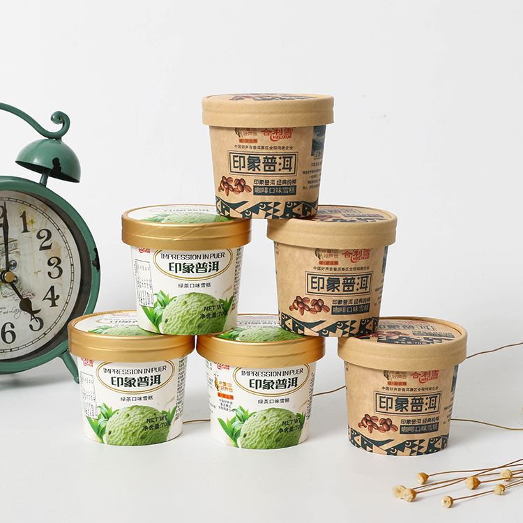 Contenitori per gelato in carta